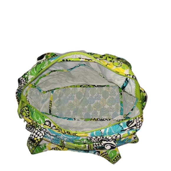 VERA BRADLEY LIMES UP DIAPER BAG & EXTRA SPARE DRAWSTRING CARRY ALL - Picture 7 of 11